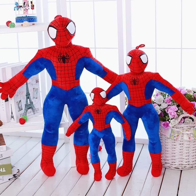 NGƯỜI NHỆN BÔNG CHO BÉ ( 40cm - 90cm )