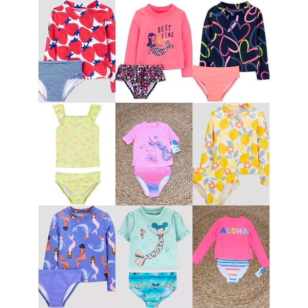 Set Bơi Bé gái size 12m - 14y