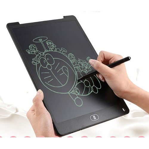 Bảng viết, bảng vẽ điện tử thông minh tự động xóa cho bé, 8''5 inch màu đơn sắc