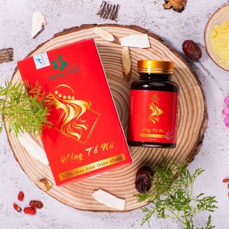 Viên uống điều hòa nội tiết tố Hồng Tố Nữ 500 viên