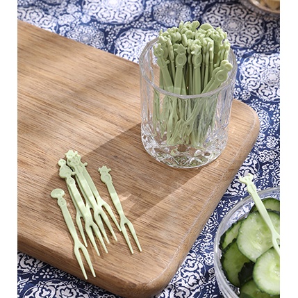 Bộ 50 Nĩa Nhựa Ăn Trái Cây Tiện Lợi