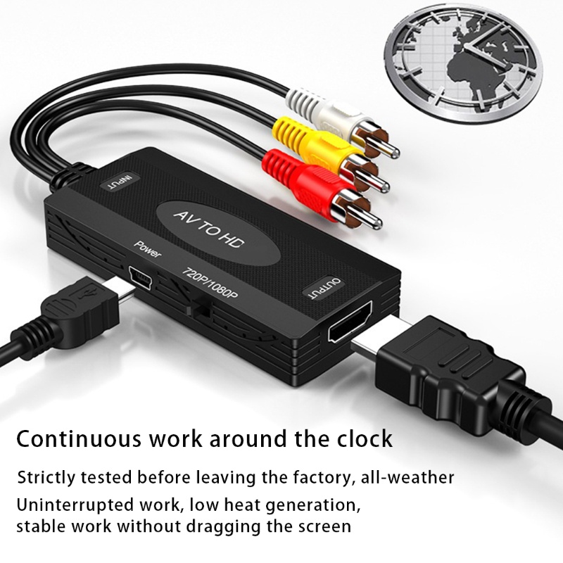 [3C] Giắc Chuyển Đổi Từ AV Sang AV Sang AV Hỗ Trợ 1080p