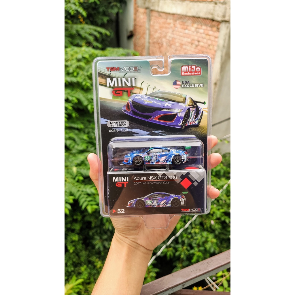 Mô hình tĩnh TSM Model Mini GT Mijo Acura NSX GT3 #86 tỷ lệ 1:64