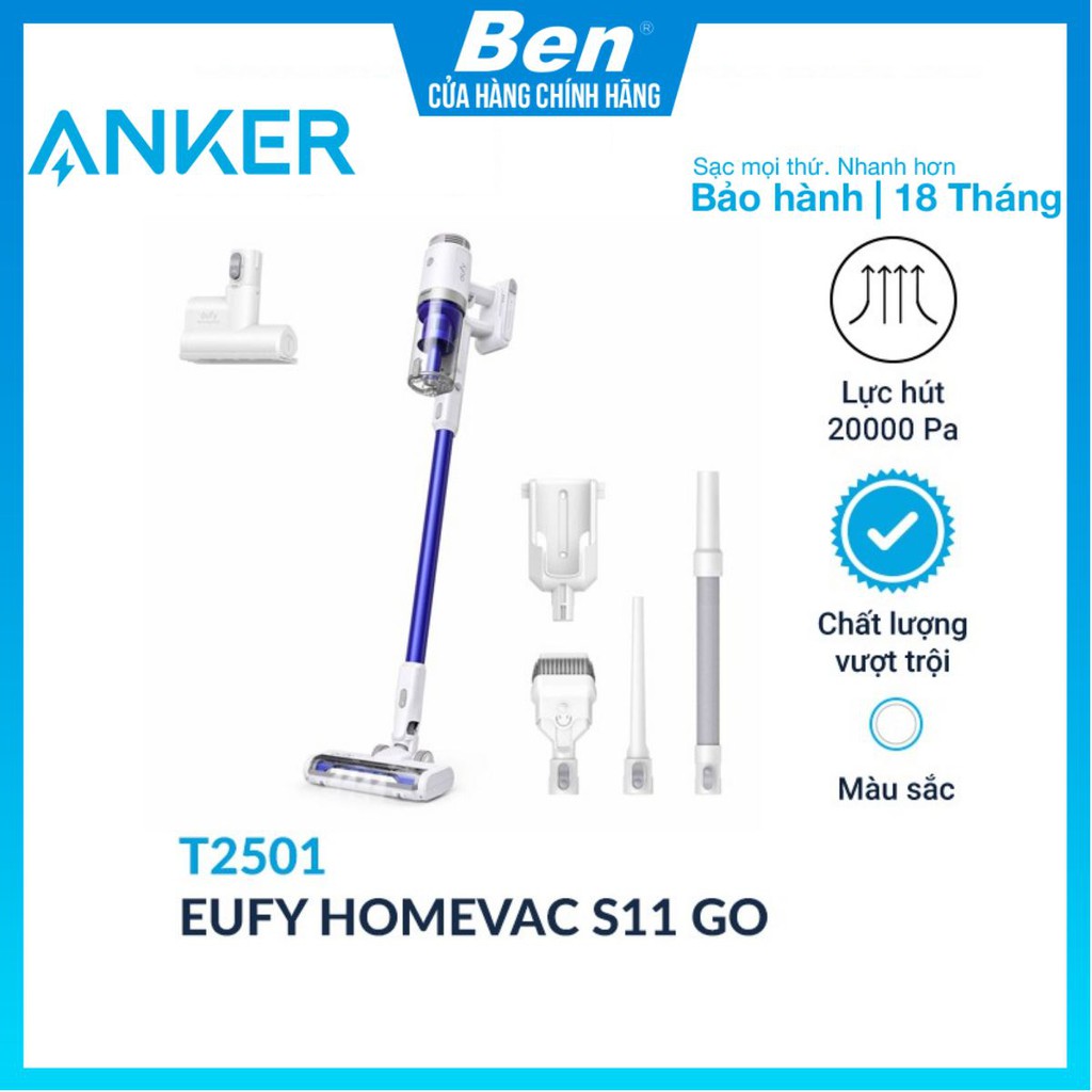 Máy hút bụi cầm tay không dây EUFY HomeVac S11 Go (by Anker) - T2501