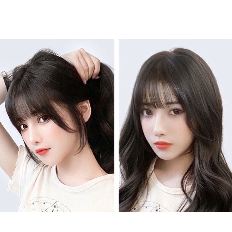 Tóc giả mái che hói sợi tơ cao  làm dầy tóc