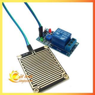 Mạch công tắc cảm biến nước mưa 5v,12v