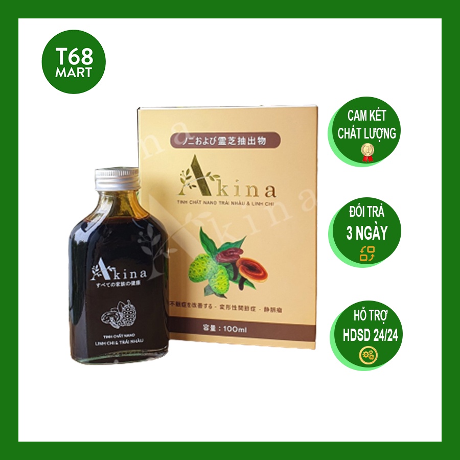 Tinh chất Nano Trái Nhàu & Linh Chi Akina  - Tự nhiên nguyên chất - Thần dược bách bệnh