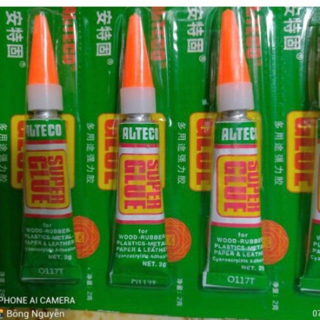 Keo dán giày dép đa năng Super Glue Đức Anh - dán siêu chắc- tuýp 3gr freeship có video kèm ảnh thật