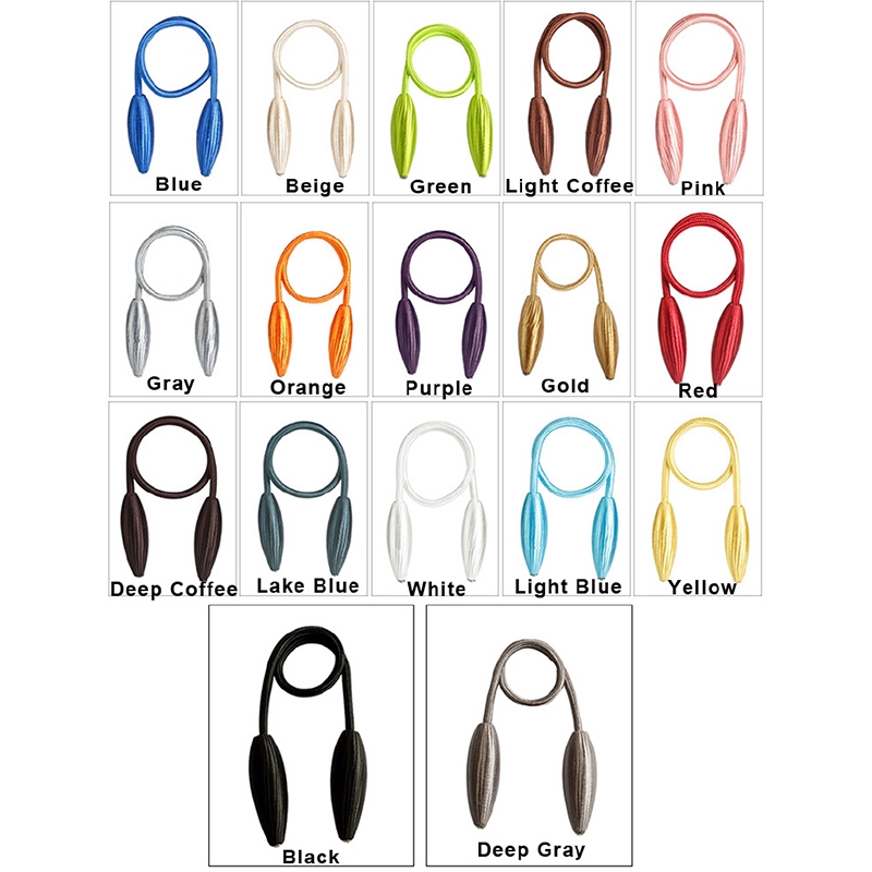 Arbitrary shape strong Curtain Tiebacks Hanging Belt Ropes Curtain Holdback Curtain Rods Accessoires