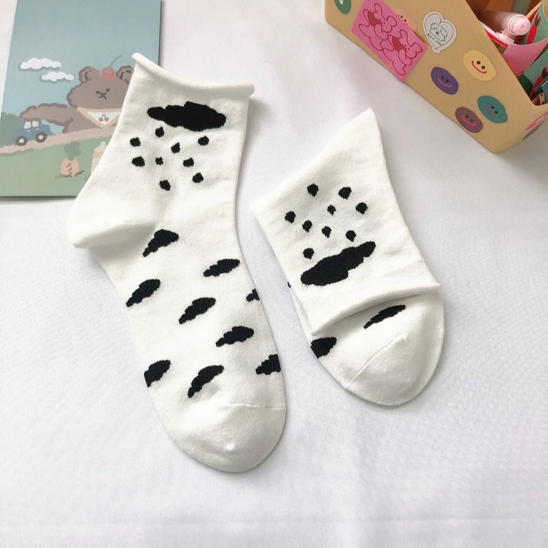 Vớ họa tiết dễ thương phong cách Nhật Bản thời trang nữ