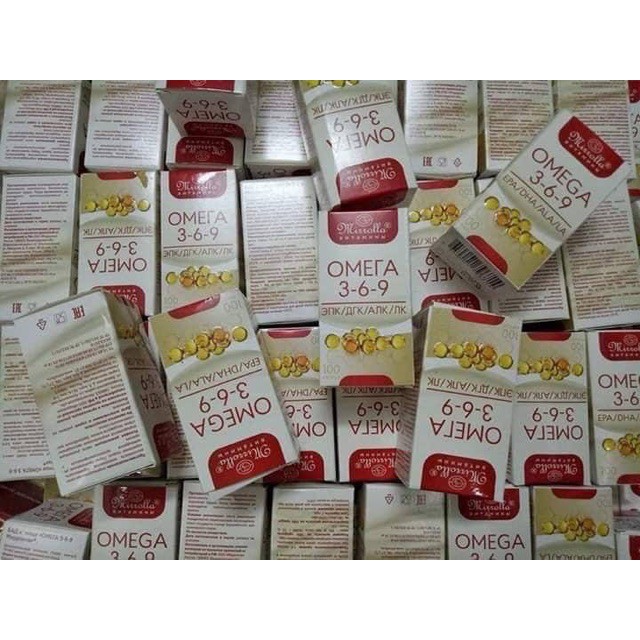 Viên uống Omega 369 Mirrolla Nga 100 viên