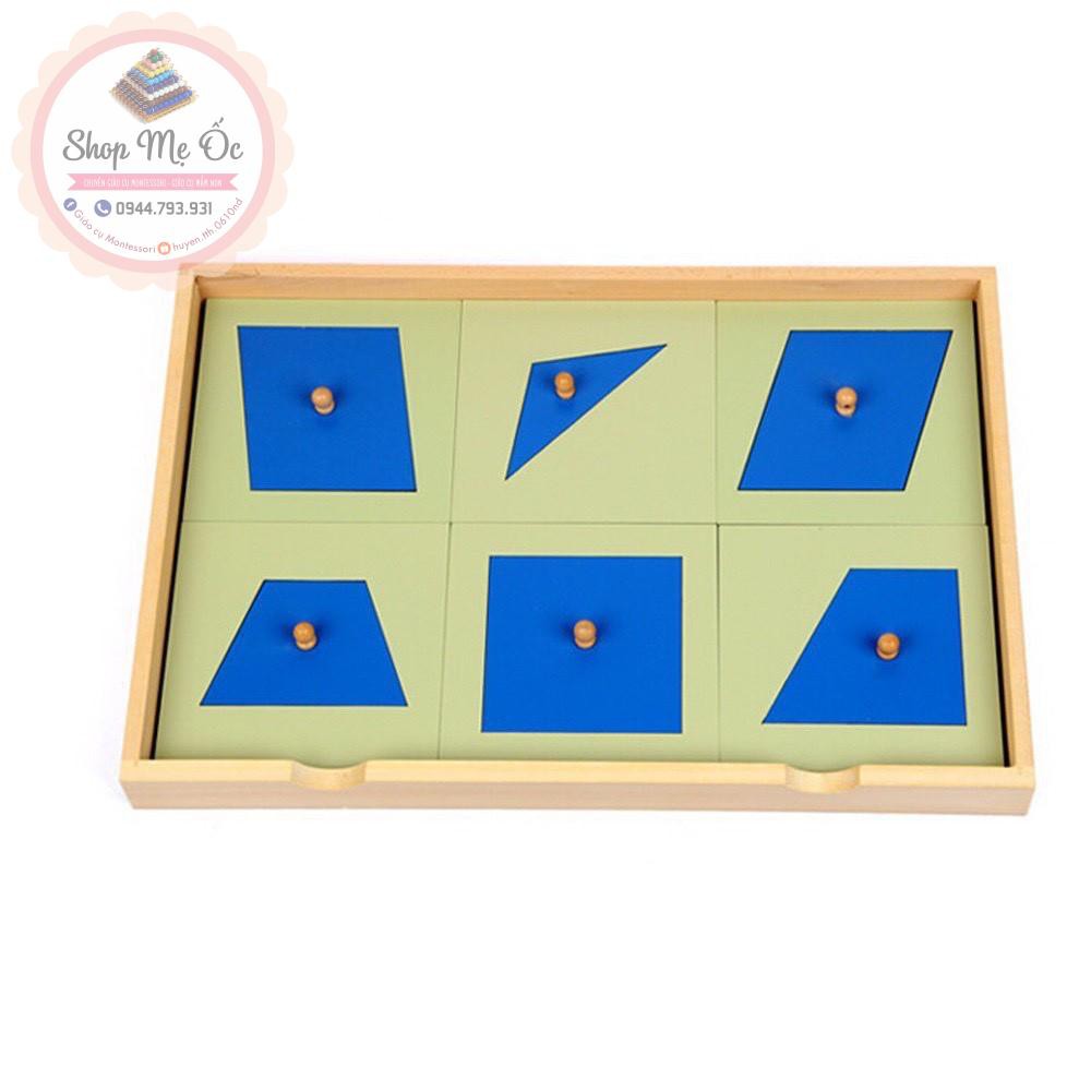 Giáo cụ Montessori - Tủ hình học