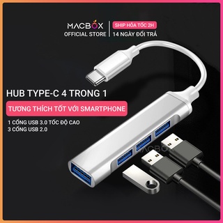 Mua Bộ chia cổng Hub Type-C /  Hub USB 4 trong 1 cho Laptop / Macbook  Điện thoại  iPad