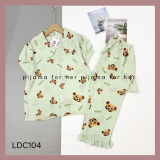 Đồ bộ pijama - bộ pizama lụa latin cộc dài sóng siêu mới siêu hot cho nàng