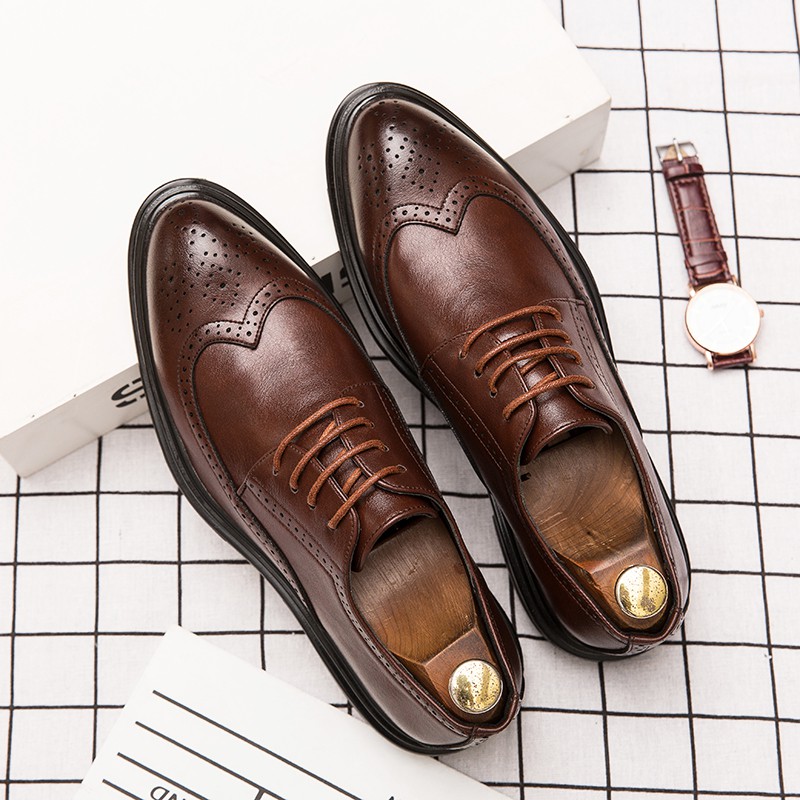 Luxury business leather shoes for men