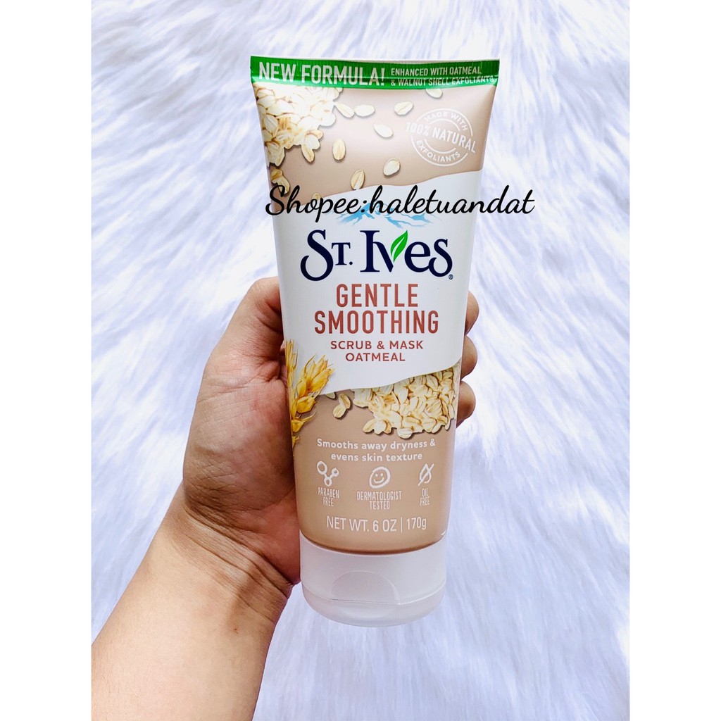 Sữa Rửa Mặt Tẩy Tế Bào Chết ST.IVES 150ML + 170ML trà xanh