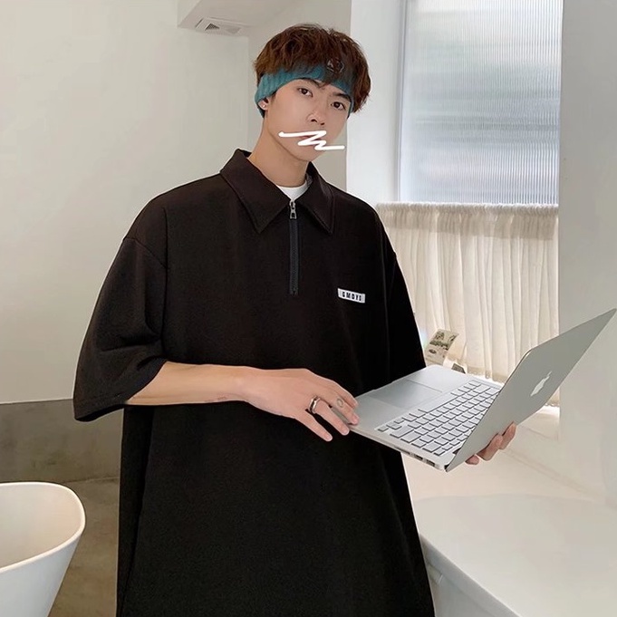 áo thun nam có cổ hàn quốc áo polo unisex from rộng áo phông bông áo thun có cổ nữ áo thun nam thời trang áo polo nam đẹp