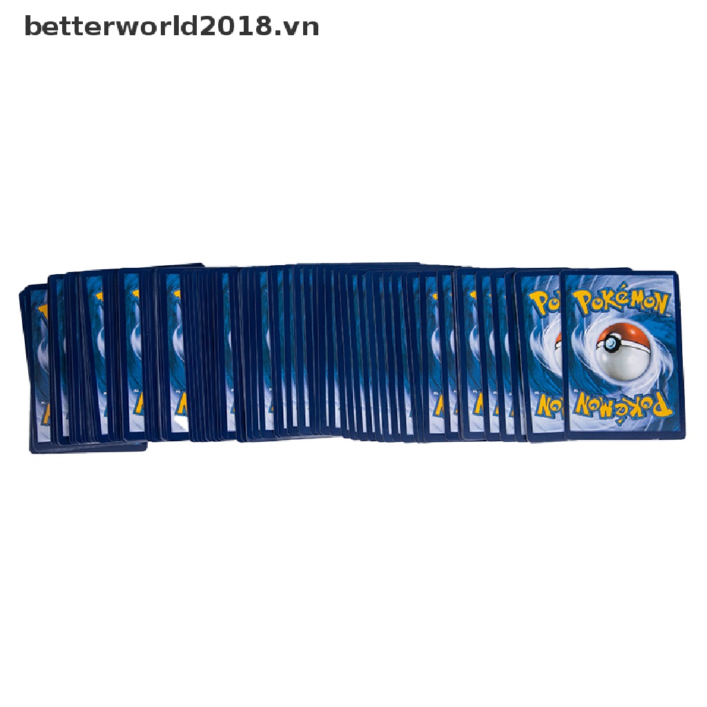 Bộ 100 Thẻ Bài Pokemon Tiếng Anh 50 V + 50VMAX 2018