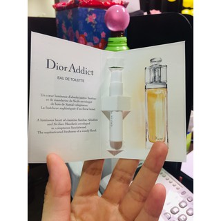 Nước hoa dior addict eau de toilette christian dior sample 1ml