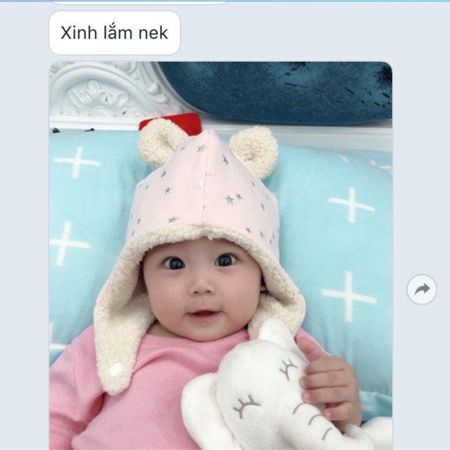 Mũ lót lông: màu hồng phấn nhũ kim tuyến sao | BigBuy360 - bigbuy360.vn