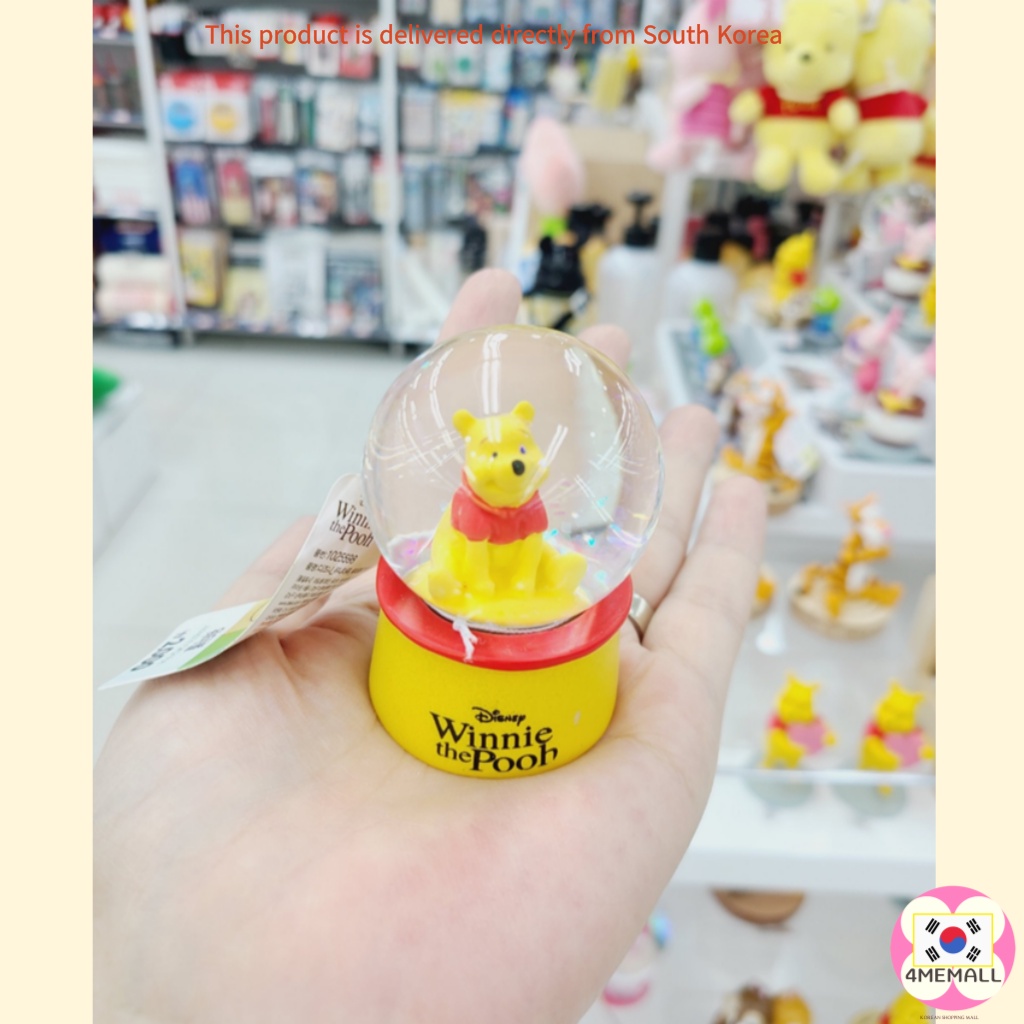 Quả cầu pha lê nhỏ để bàn trang trí hình nhân vật Disney Winnie the Pooh dễ thương làm quà tặng sinh nhật