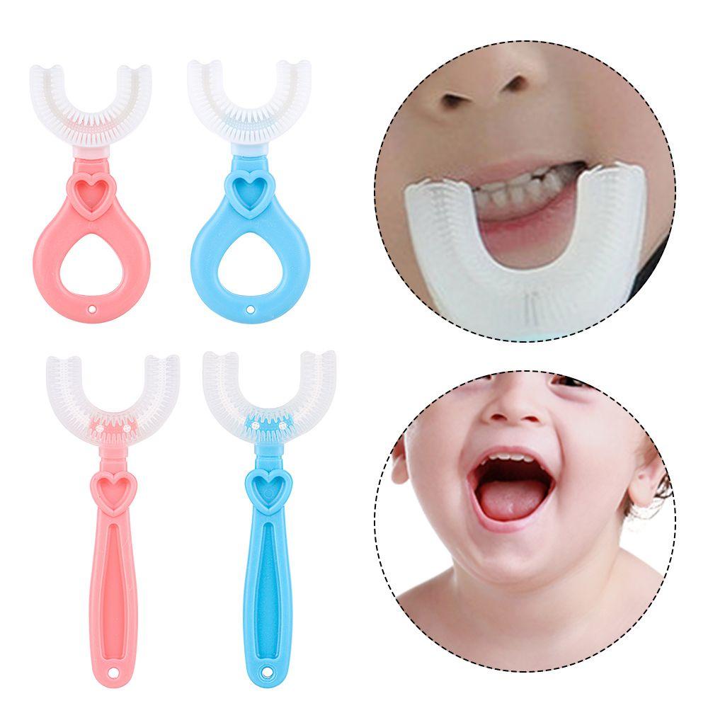 Bàn Chải Đánh Răng LUOL Hình Chữ C Vệ Sinh Răng Miệng Cho Bé