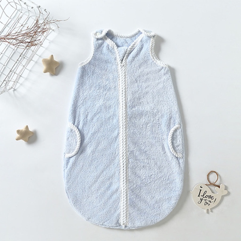 Chăn Quấn Em Bé Mềm Mại Không Tay Tiện Dụng