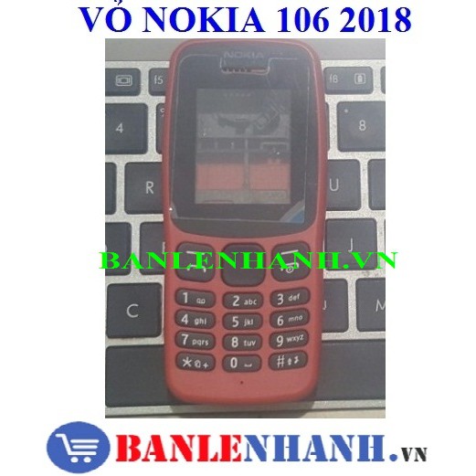 VỎ NOKIA 106 2018 MÀU ĐỎ