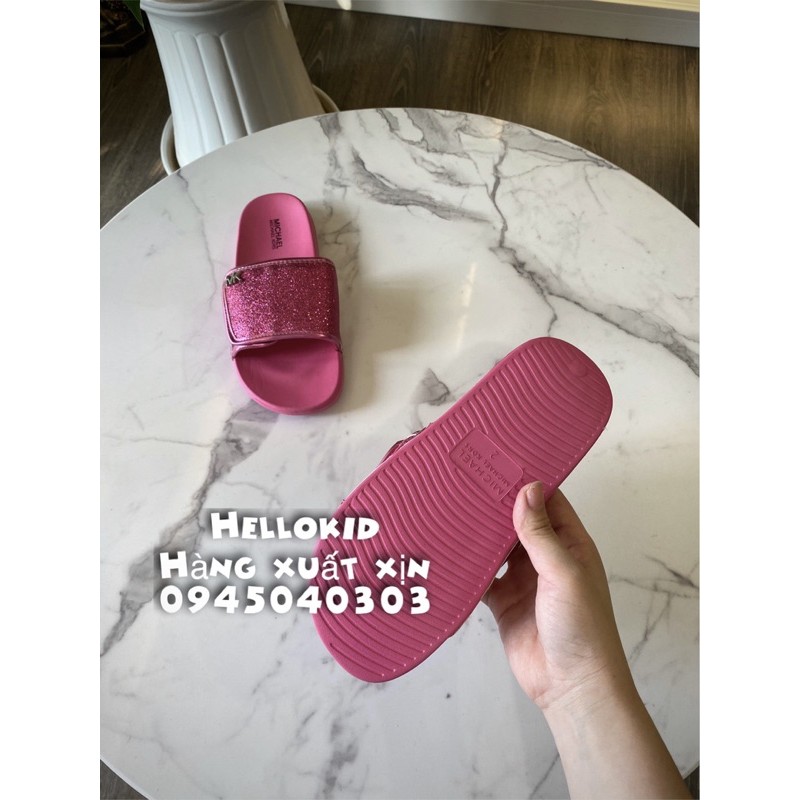[Mã FADIRECT20 giảm 20K đơn 99K] dép MK hồng đậm lấp lánh