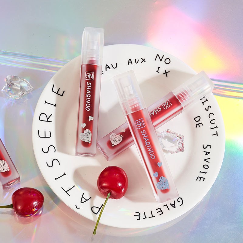 (hàng Mới Về) Son Kem Lì Thiết Kế Vỏ Son Hình Khối Lập Phương Màu Sắc Thời Trang | BigBuy360 - bigbuy360.vn