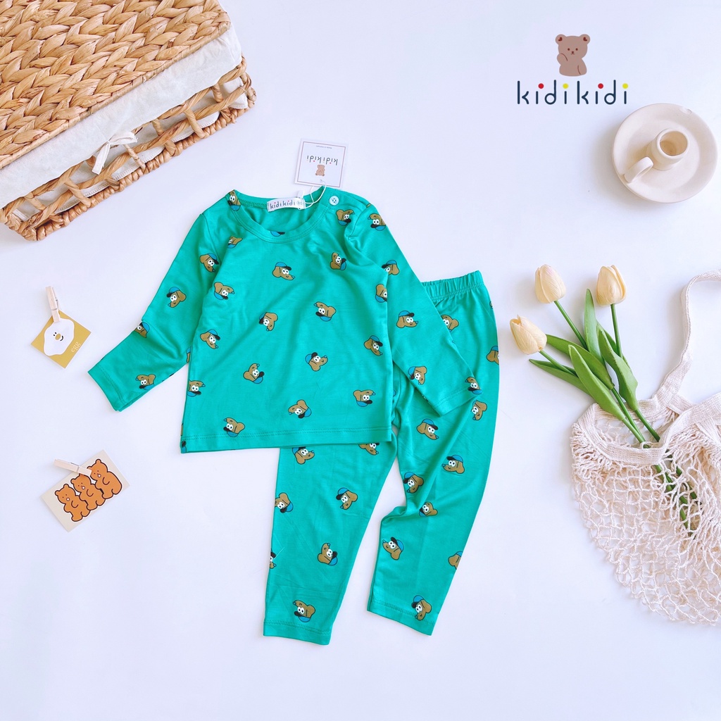 [Bé 7-30kg] Bộ Dài tay SIZE ĐẠI Minky Mom Thun Lạnh mềm mịn mát in hình cho bé trai, bé gái từ 7-30kg [ HÀNG CHUẨN ]
