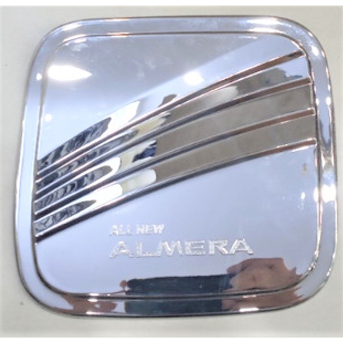 Ốp nắp bình xăng Xe Nissan Almera 2021-2022 Mạ Crom Sáng Bóng