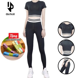 Đồ tập Gym nữ bộ đồ tập Yoga thể thao cao cấp giá rẻ cả set OPY16 nhungxinhgai