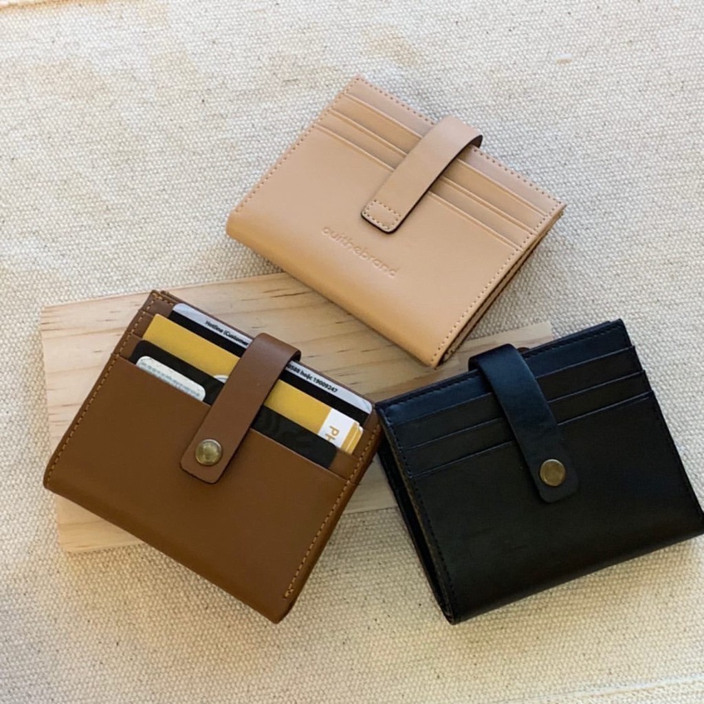 Ví Da Mini Cúc Bấm - Koharu Button Wallet - Thiết kế độc quyền bởi Ouithebrand