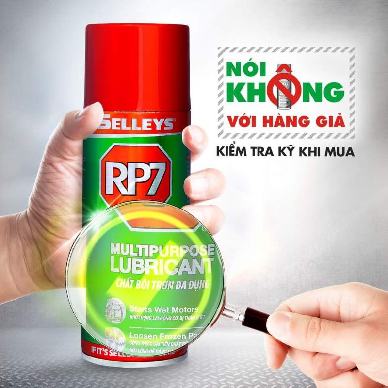 Xịt bôi trơn RP7 Chính Hãng Selleys - Tẩy rỉ sét bôi trơn và chống ăn mòn