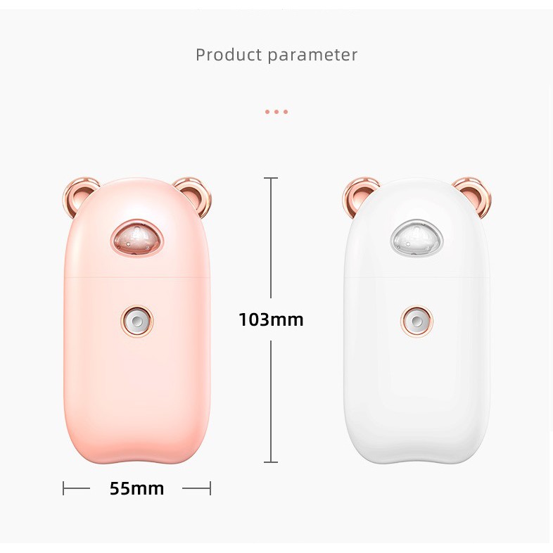 Máy Phun Sương Xông mặt Nano Mini Cầm Tay D02 dễ thương