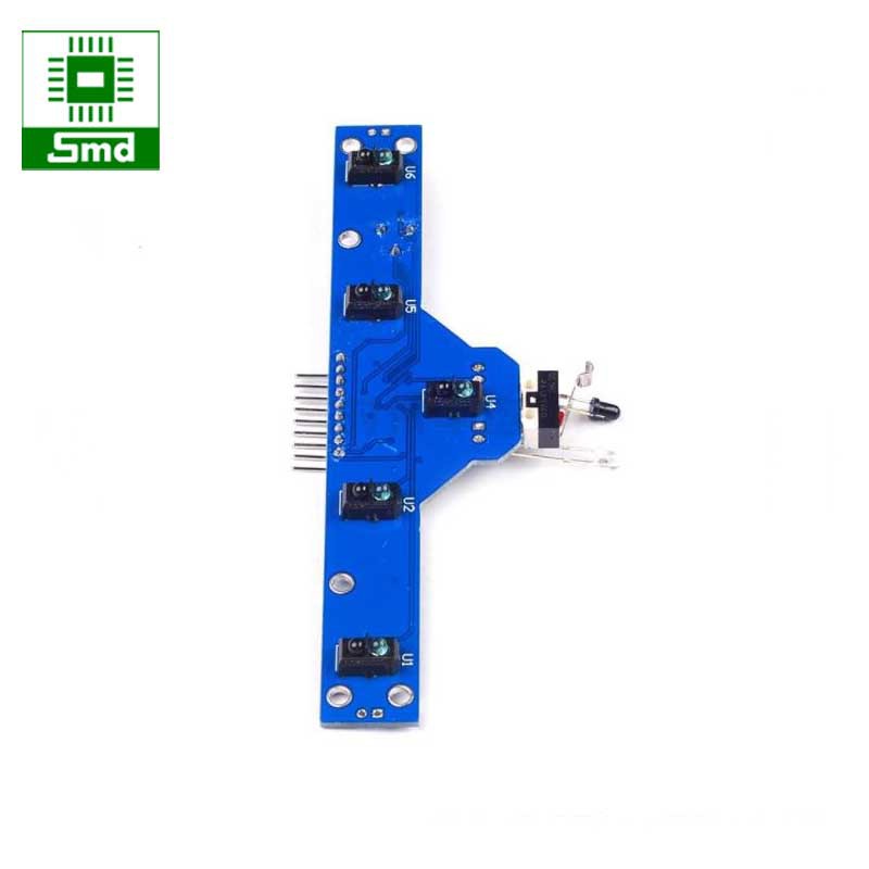 Module cảm biến dò đường vật cản với 5 cảm biến hồng ngoại