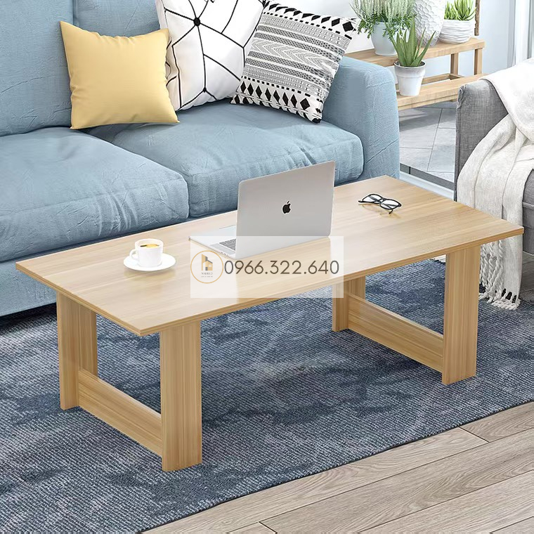Bàn trà sofa bàn gỗ ngồi bệt kiểu Nhật dùng làm bàn học trang điểm tiện lợi dễ dàng lắp ghép