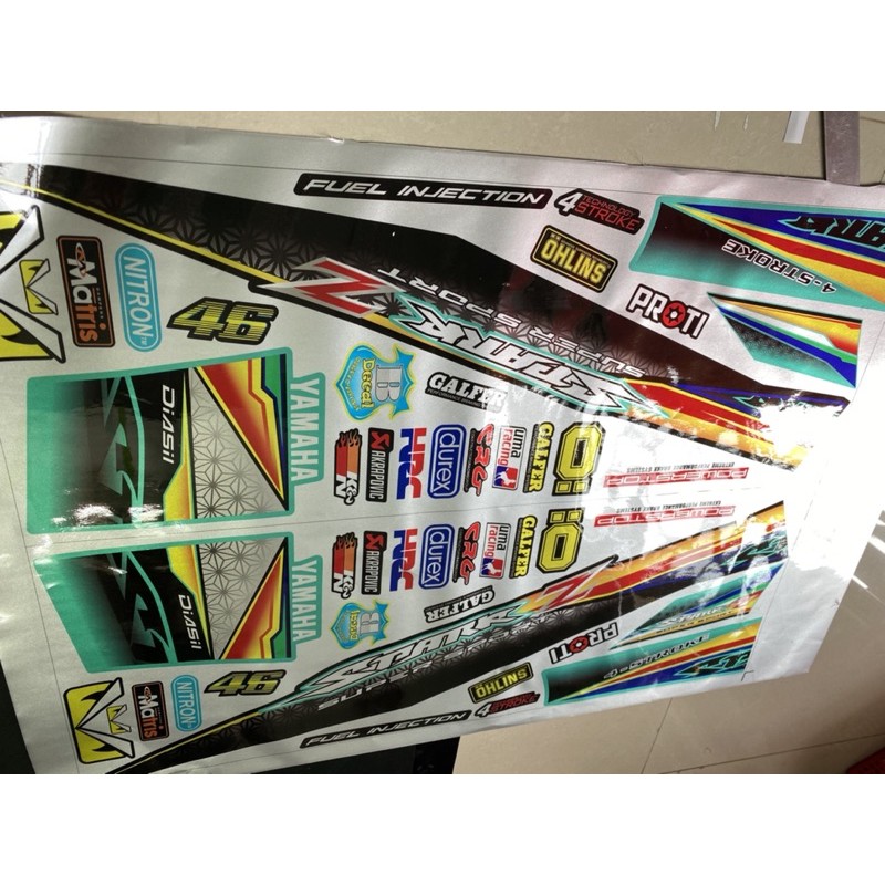 ( Quí khách vui lòng mang ra tiệm cho thợ dán ) Tem Sirius chất liệu Candy