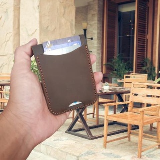 [ Da Thật ] Ví Nam Mini Ví Sen 3 Plus Da Bò Dáng Đứng BB01 - BH 12 Tháng Xịn