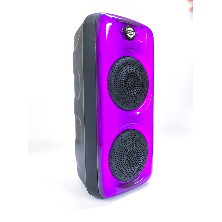 Loa Bluetooth MS-1761BT với đèn led RGB âm thanh bass mạnh tích hợp khe cắm thẻ nhớ, USB và có thể karaoke