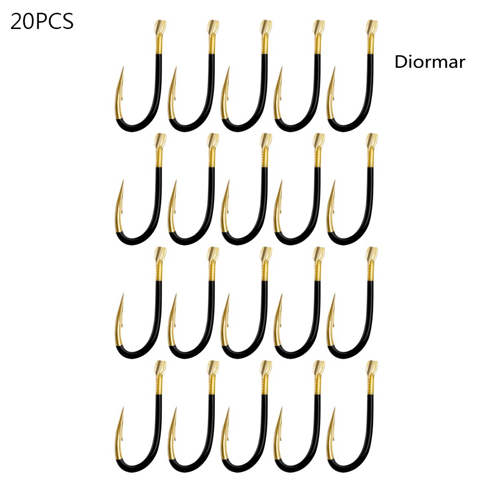Set 20 móc câu cá bằng hợp kim titan chuyên dụng chất lượng cao