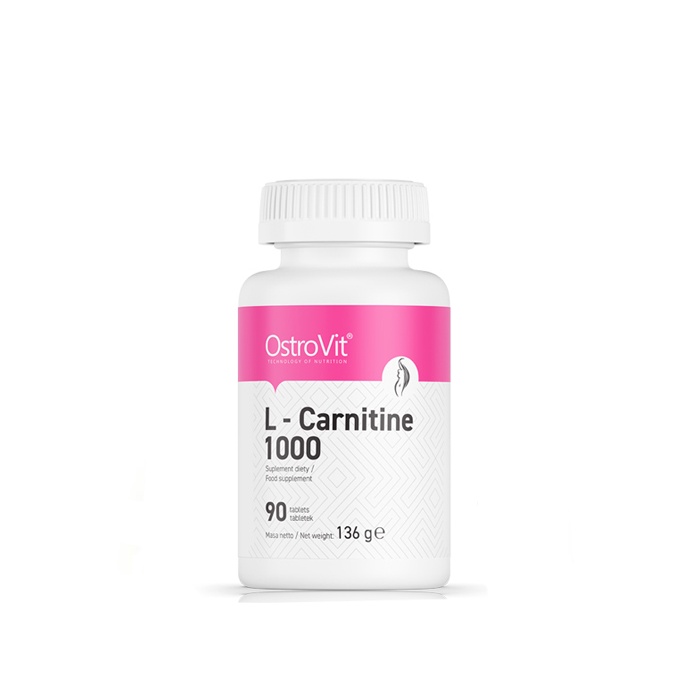 L-CARNITINE 1000MG - TĂNG HIỆU SUẤT TẬP, HỖ TRỢ GIẢM MỠ, CHUYỂN HÓA MỠ THỪA THÀNH NĂNG LƯỢNG CỦA OSTROVIT