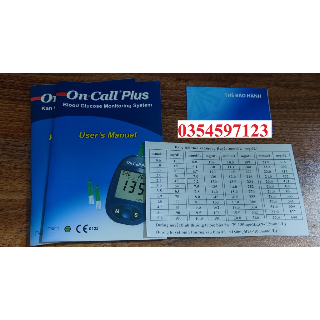 Máy Đo Đường Huyết Acon On Call Plus - bảo hành trọn đời