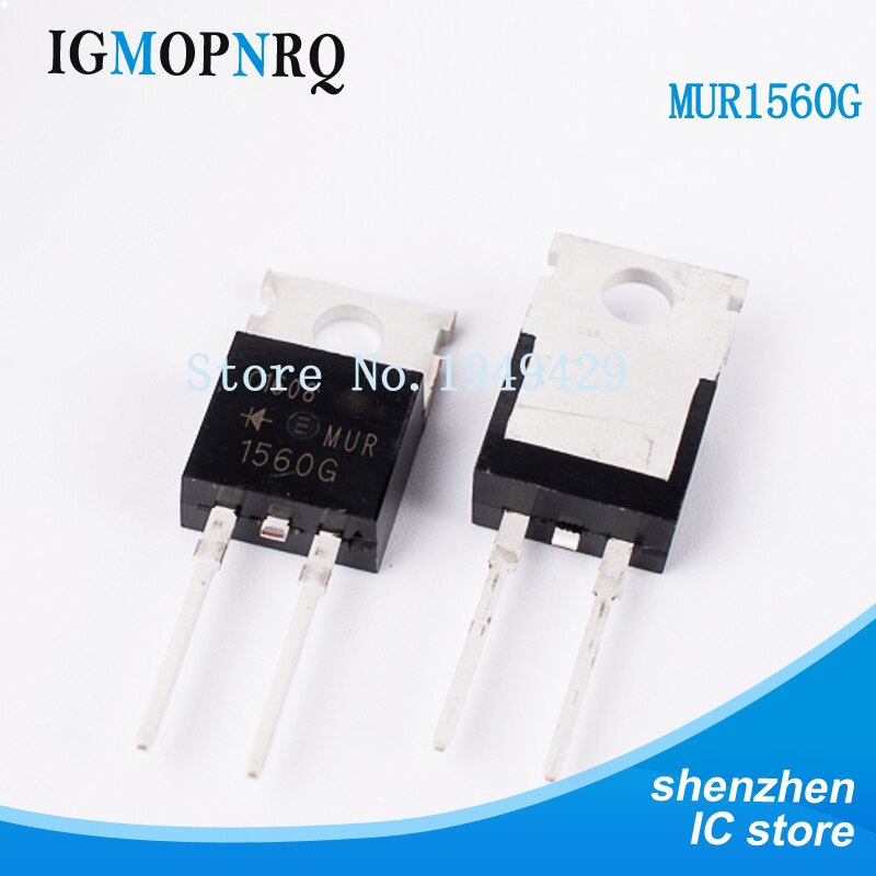 Set 10 điốt bán dẫn MUR1560G MUR1560 600V15A TO220