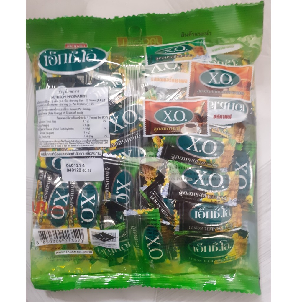 Kẹo trà chanh & mật ông Thái Lan Jack&Jill 110g