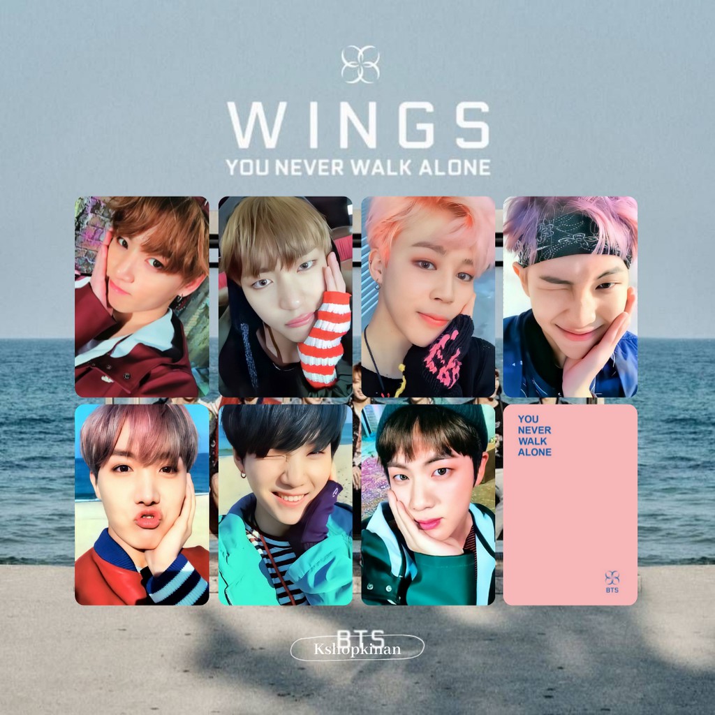 Lịch Sử Giá Thẻ Ảnh Nhóm Nhạc Bts You Never Walk Alone Wings Cập Nhật  8/2023 - Beecost