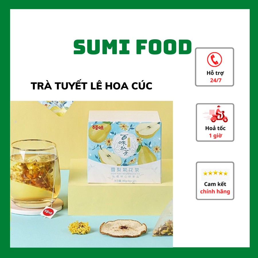 Trà tuyết lê hoa cúc Bách Thảo Vị