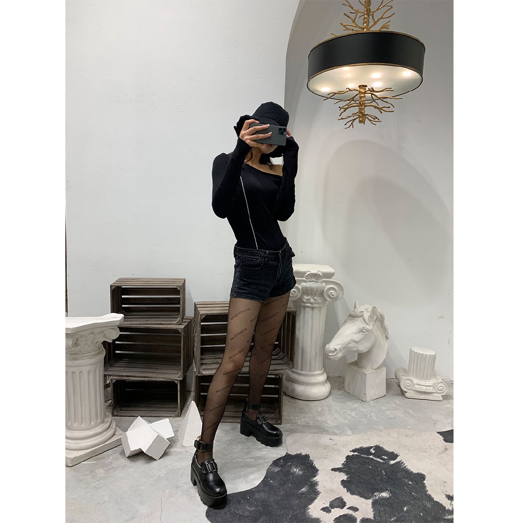 DUNEA Quần tất siêu mỏng thiết kế độc đáo thời trang cá tính cho nữ