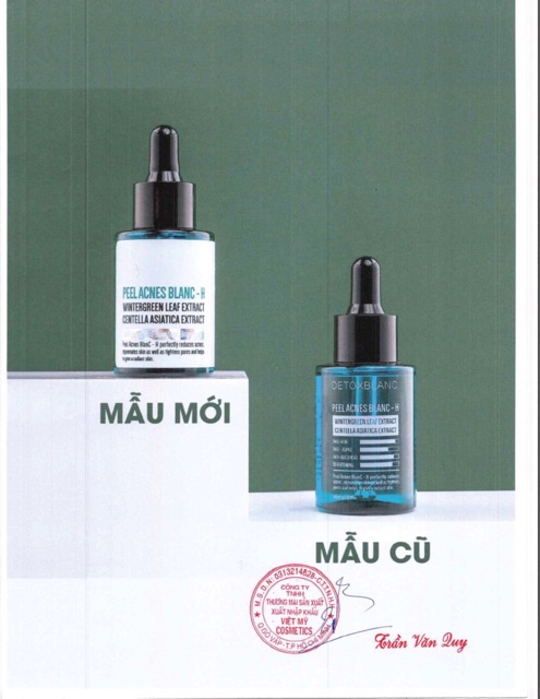 Serum mụn DETOX BLANC số 13 GIÁ SỈ (hàng chuẩn 100% mẫu mới)